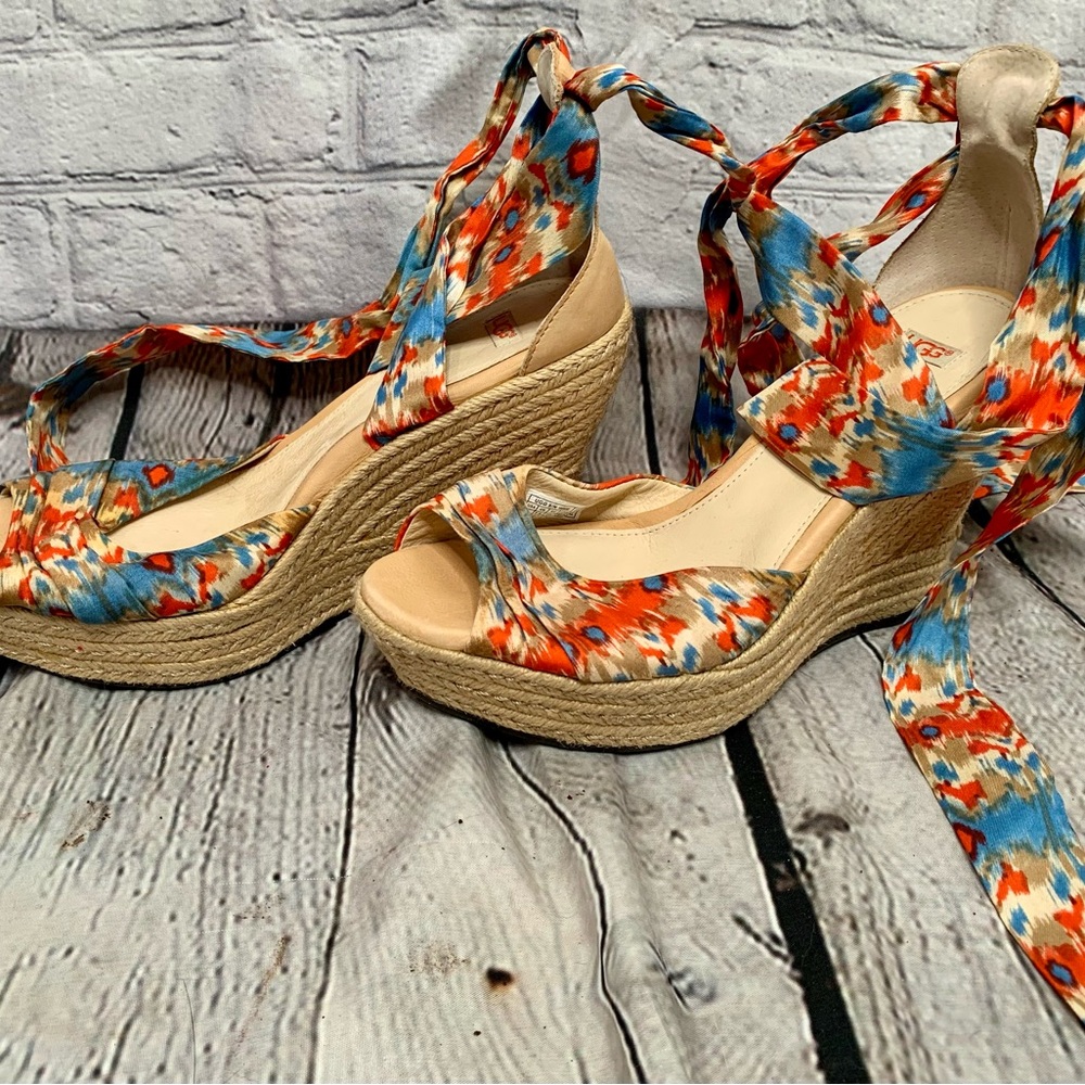 Ugg Multicolor Wedge Heels Size 9